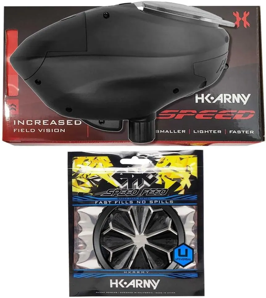 HK Army Speed Electronic Paintball Loader with Epic Speed Feed - 25  BPS