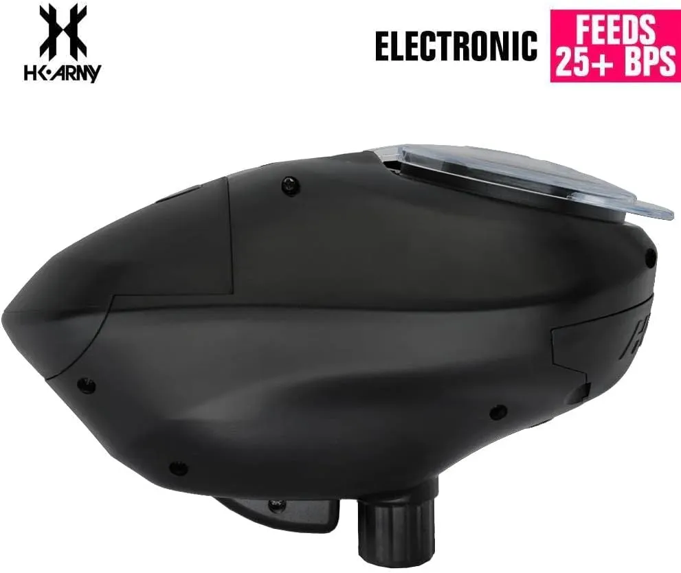 HK Army Speed Electronic Paintball Loader with Epic Speed Feed - 25  BPS