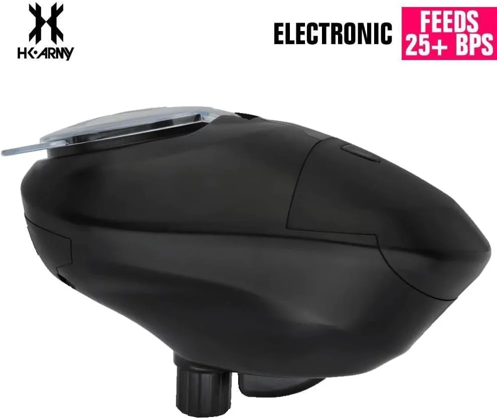 HK Army Speed Electronic Paintball Loader with Epic Speed Feed - 25  BPS