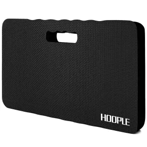 HOOPLE Extra Thick Kneeling Pad, Soft Foam Kneeling Cushion, Waterproof Gardening Knee Pads, Lightweight Knee Mat for Bathing, Workout Supplies, Exercise Yoga, Garden Work Gifts 17.5 x 11 x 1 in, Black