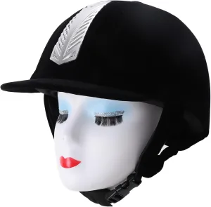 Horse Riding Helmet, Adjustable Stainless Steel Equestrian Headgear with Shock Absorbing, Impact Proof, Detachable Design, Breathable and Stylish for Men, Women, Youth