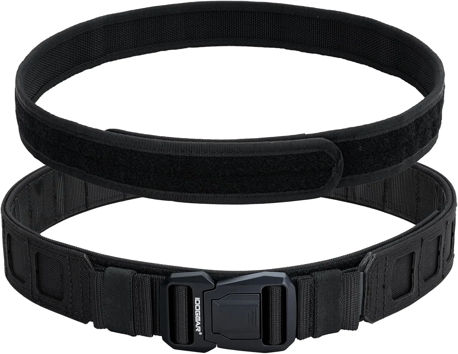 IDOGEAR SPORTS Tactical MOLLE Belt Quick Release Rigger Belt 1.5”/2” Inner & Outer Combat Heavy Duty
