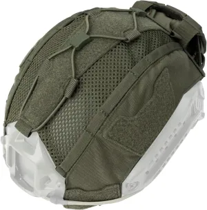 IDOGEAR Tactical Helmet Cover with Battery Rear Pouch for Fast Helmet Size M/L & L/XL Military Paintball Hunting Shooting Gear - 500D Nylon
