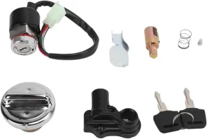 Ignition Switch Cap Set, Helmet Lock, Alloy Metal Parts, for Motorbike, for Repair Replacement for dax for Skyteam 50cc, 125cc