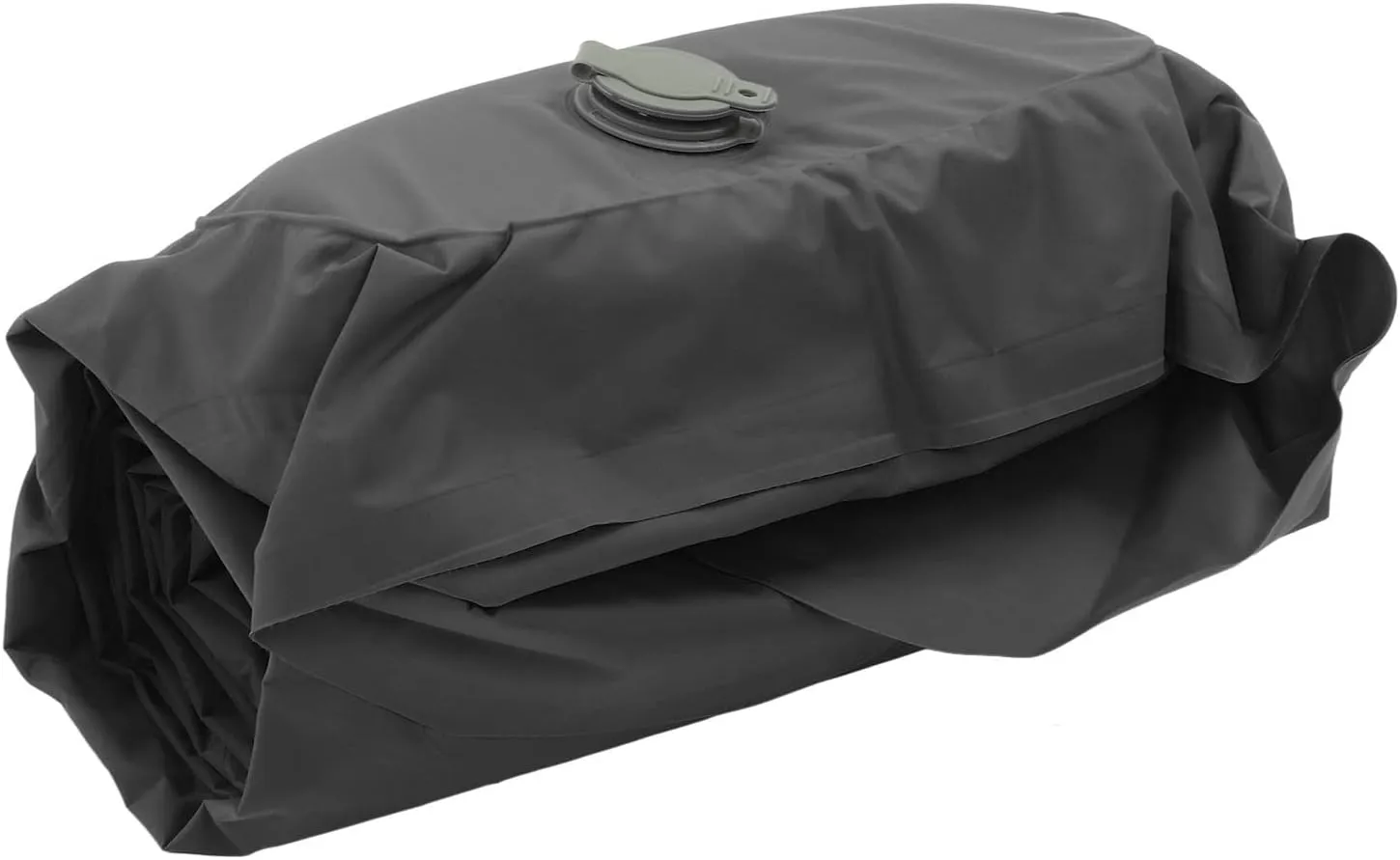 Inflatable Sleeping Mat for Camping and Backpacking, Built in Pump for Quick Inflation, and Water Proof Material, Compact and Durably (Dark Gray)