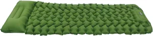 Inflating Sleeping Pad with Storage Bag, Ergonomic Design, Foot Inflatable for Camping, Office and Outdoor Use, and Wear (Olive Green)