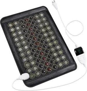 Infrared Heating Pad, Jade Heating Pad, Far Infrared Heating Pads with Travel Bag and Chair Strap, Smart Controller with Memory Function, Auto Shut Off, 23.5 x 16 inches