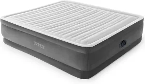 Intex Comfort Dura-Beam Airbed Internal Electric Pump Bed Height Elevated (2020 Model)
