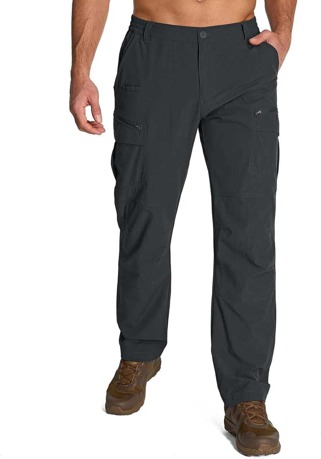 Jessie Kidden Men's Flex Stretch Tactical Pants, Water Resistant Ripstop Cargo Pants Lightweight BDU Outdoor Work Hiking