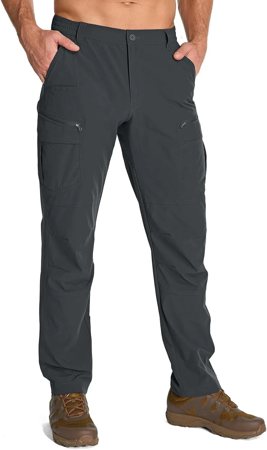 Jessie Kidden Men's Flex Stretch Tactical Pants, Water Resistant Ripstop Cargo Pants Lightweight BDU Outdoor Work Hiking