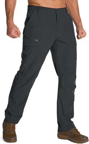 Jessie Kidden Men's Flex Stretch Tactical Pants, Water Resistant Ripstop Cargo Pants Lightweight BDU Outdoor Work Hiking