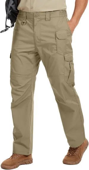 Jessie Kidden Men's Flex Stretch Tactical Pants, Water Resistant Ripstop Cargo Pants Lightweight BDU Outdoor Work Hiking
