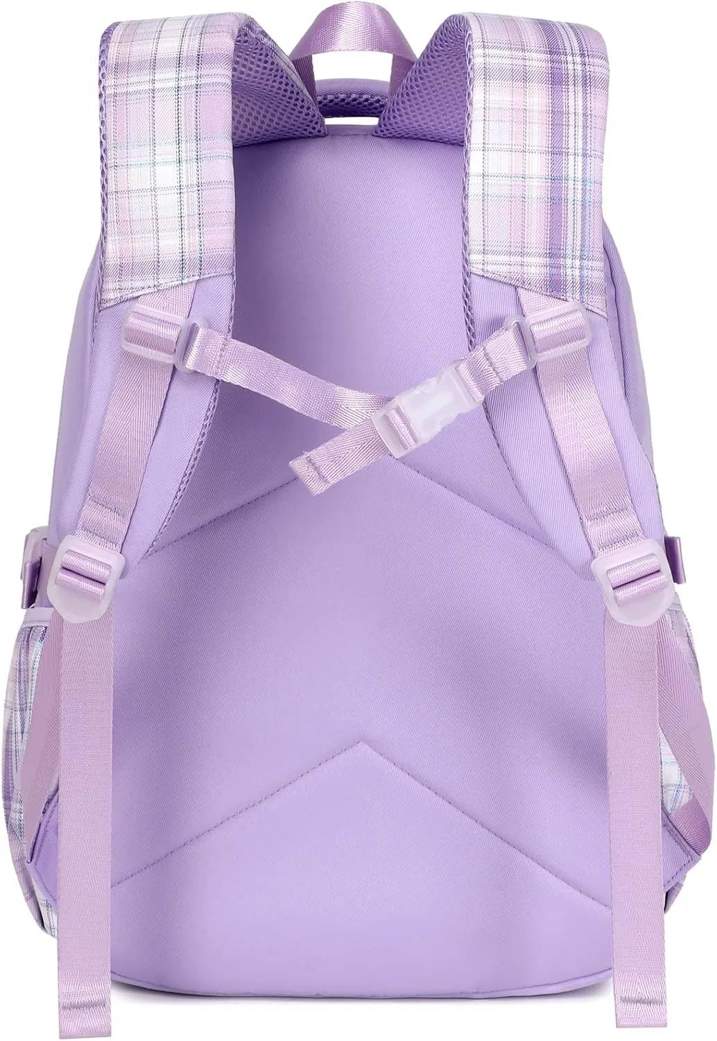 JIANYA Girls Backpack With Lunch Box for Elementary School, Bow/Pink