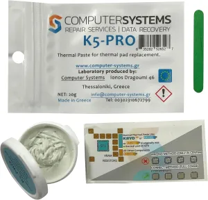 K5-PRO Viscous Thermal Paste for Thermal pad 20g Compatible with iPhone, Apple iMac, Sony PS4 & PS3, Xbox, Acer Aspire etc