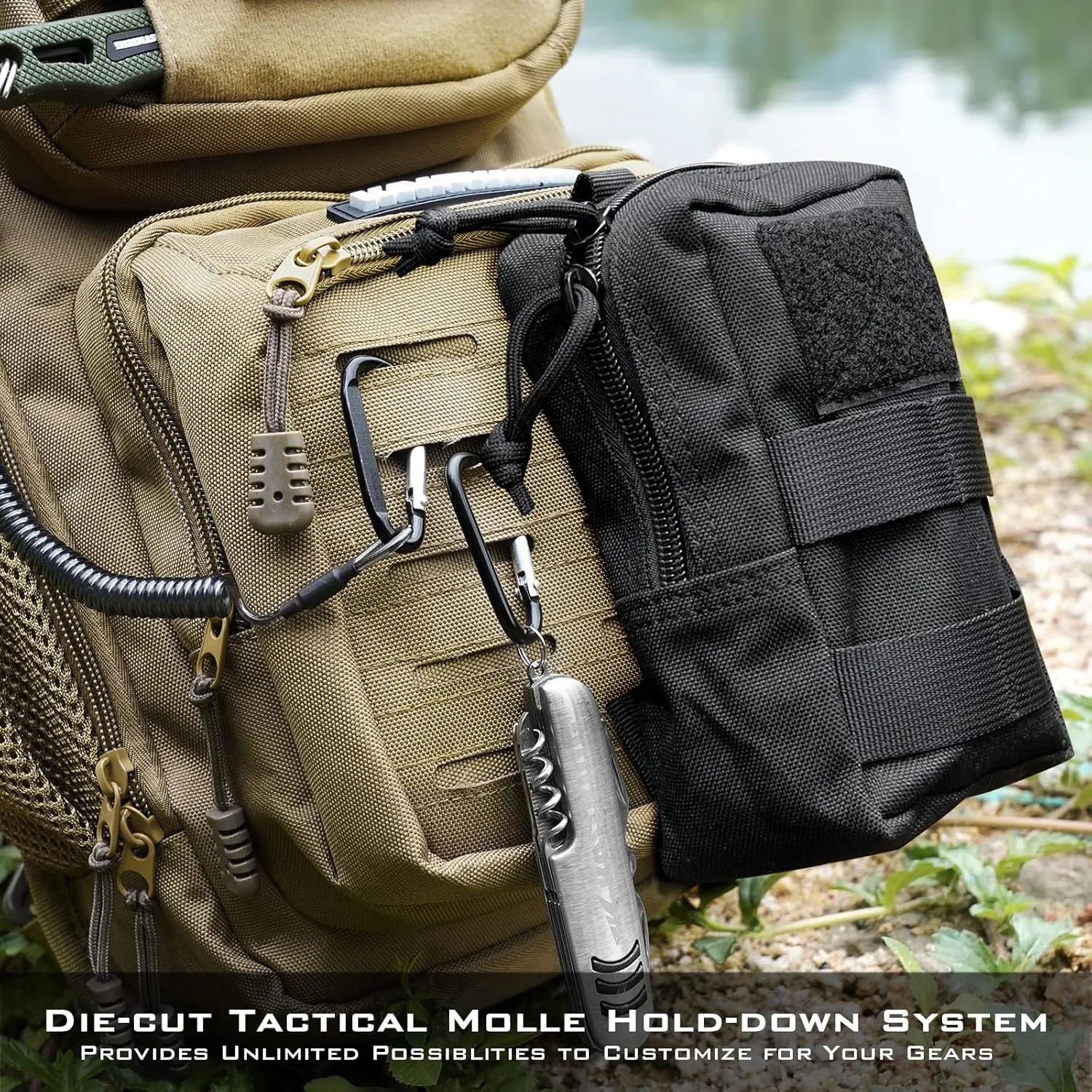 KastKing BlowBak Tactical Sling Tackle Bag-Lightweight Fishing Backpack Storge Fishing Gear and Equipment,Gift for Men