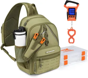KastKing Karryall Fishing Sling Tackle Bag Fish Scale