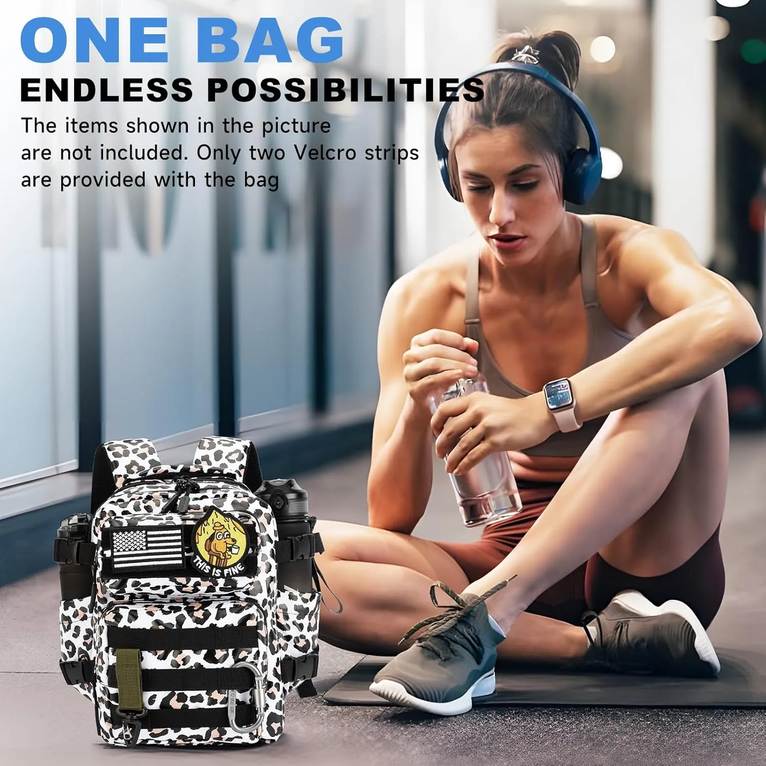 kcross 12L Mini Tactical Backpack for Men and Women, Tactical Backpack Small for Hiking, Small Tactical Bag