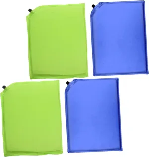 KESYOO 4pcs Self-Inflating Outdoor Seat Cushion Comfortable Inflatable Pads for Camping Hiking Travel Stadium Use Pe Oxford Compact Portable Design