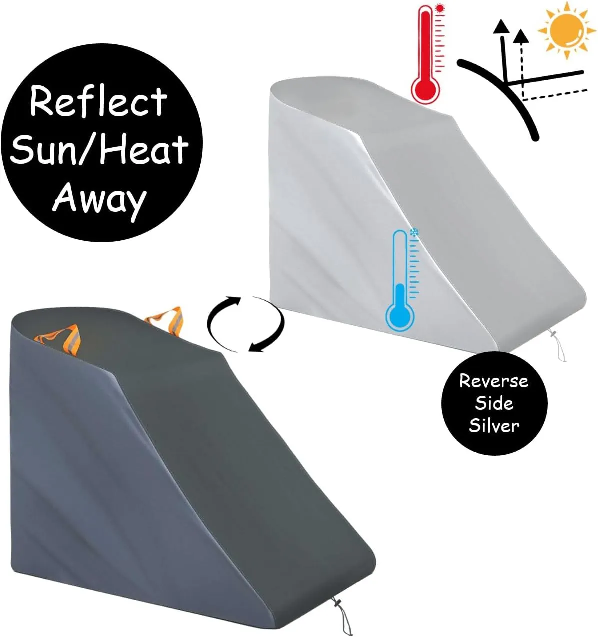 King Mills 420D Treadmill Cover Waterproof Outdoor or Indoor Storage, Ideal as Elliptical Cover and Outdoor Treadmill Cover