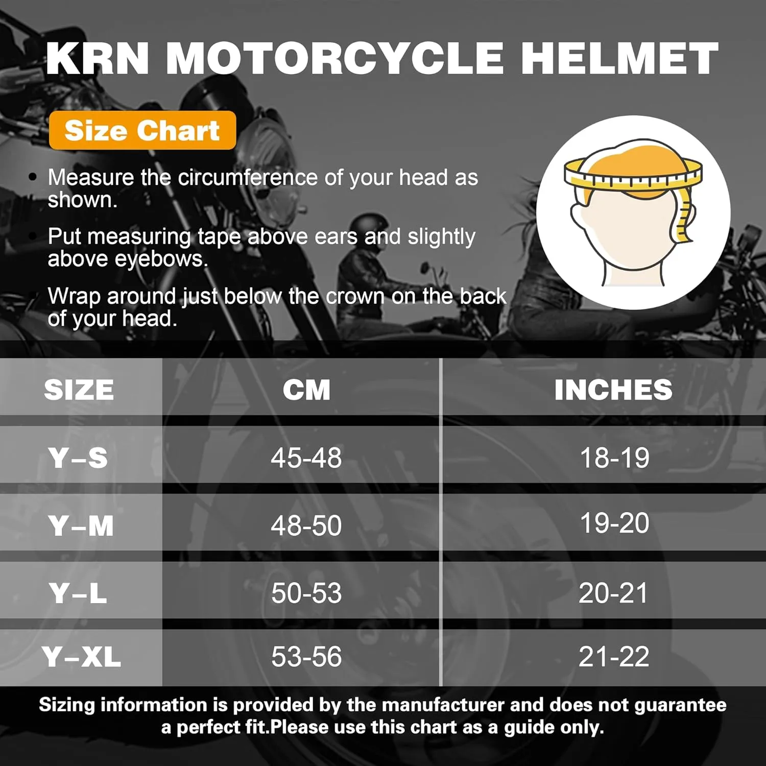 KRN Youth Kids Off-Road Helmet KY-B12 ATV Helmet DOT Approved- Motorcycle Motocross Dirt Bike Helmet