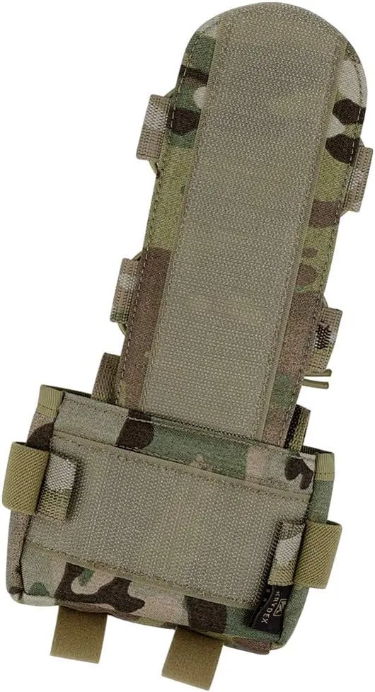 KRYDEX Tactical Helmet Pouch Battery Box Counterweight Pouch Remote Battery Helmet Accessory Storage Bag with Hook and Loop for Tactical Helmet