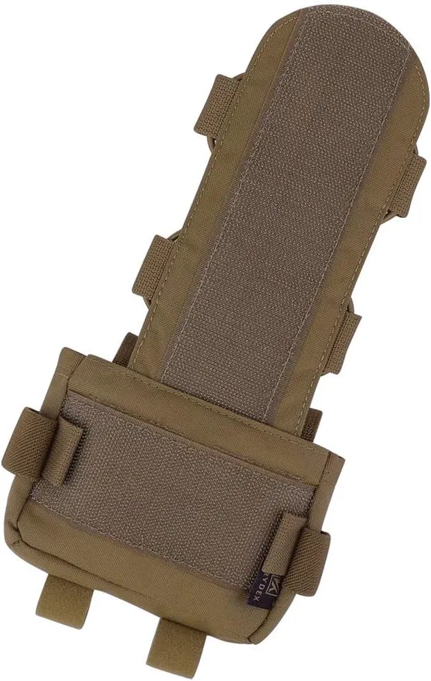KRYDEX Tactical Helmet Pouch Battery Box Counterweight Pouch Remote Battery Helmet Accessory Storage Bag with Hook and Loop for Tactical Helmet
