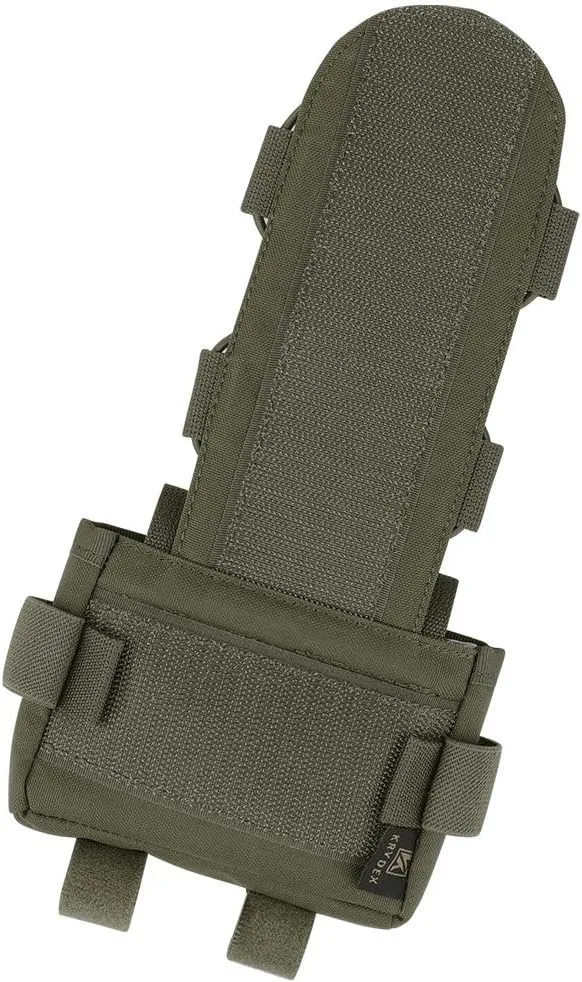 KRYDEX Tactical Helmet Pouch Battery Box Counterweight Pouch Remote Battery Helmet Accessory Storage Bag with Hook and Loop for Tactical Helmet