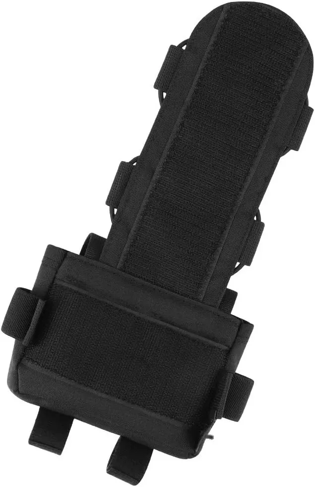 KRYDEX Tactical Helmet Pouch Battery Box Counterweight Pouch Remote Battery Helmet Accessory Storage Bag with Hook and Loop for Tactical Helmet