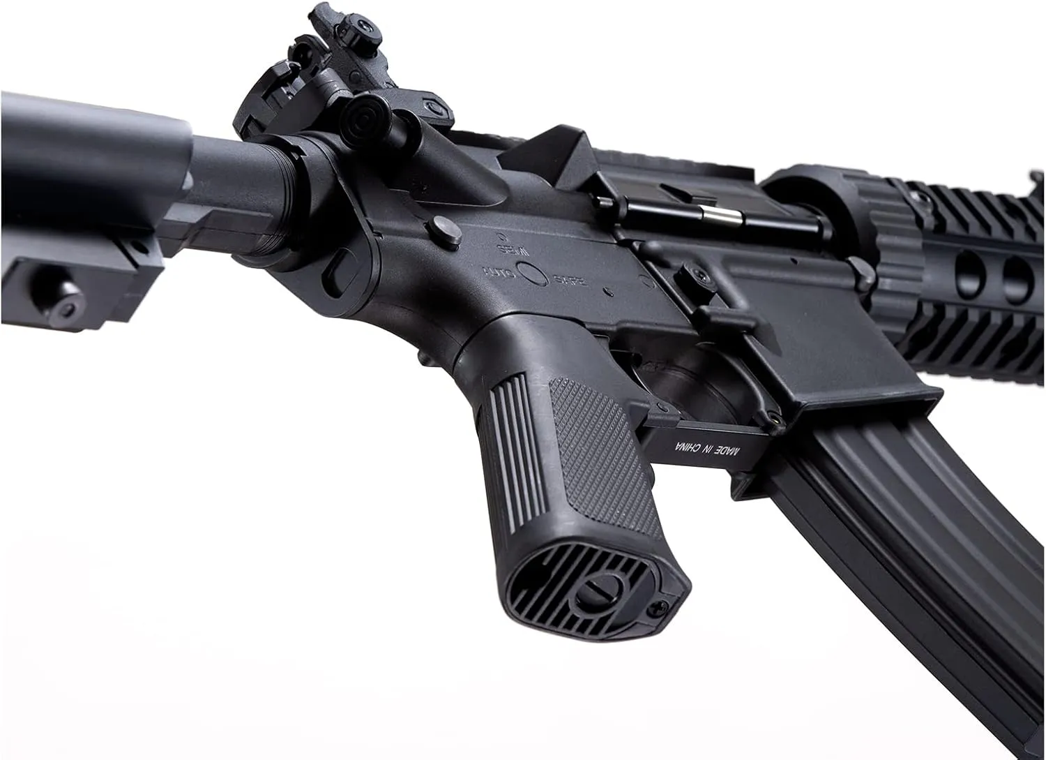 Lancer Tactical Gen 2 Durable Airsoft Gun SD M4 Polymer- Full/Semi-Auto Piactinny Rail AEG Rifle with 0.20g BBS, Charger and Battery