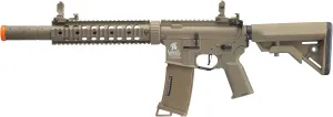 Lancer Tactical Gen 3 M4 SD Nylon Polymer Airsoft AEG Gun with Programmable Fast Trigger & Mosfet