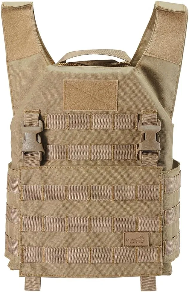Lancer Tactical Lightweight Adaptive Recon Airsoft Tactical Vest w/Quick Detach Buckle-One Size Adjustable Customizable Fit