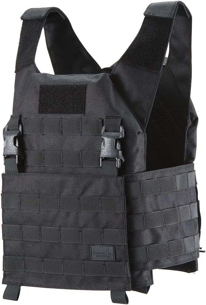 Lancer Tactical Lightweight Adaptive Recon Airsoft Tactical Vest w/Quick Detach Buckle-One Size Adjustable Customizable Fit