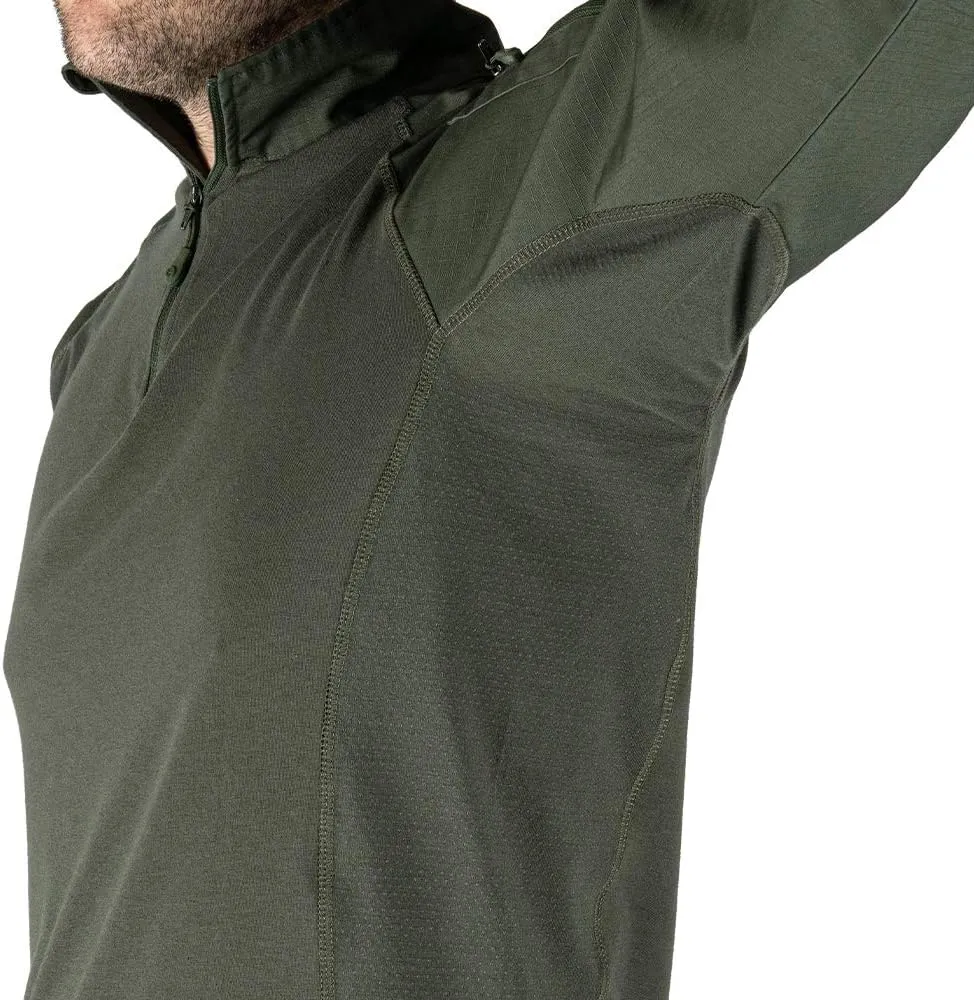 LAPG Men's Combat Shirt, Long Sleeve Combat Shirt for Men, Comfortable & Lightweight Uniform Shirt