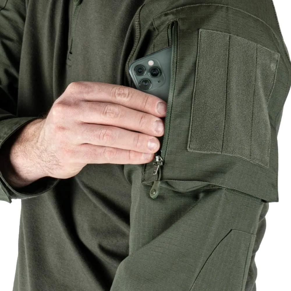 LAPG Men's Combat Shirt, Long Sleeve Combat Shirt for Men, Comfortable & Lightweight Uniform Shirt