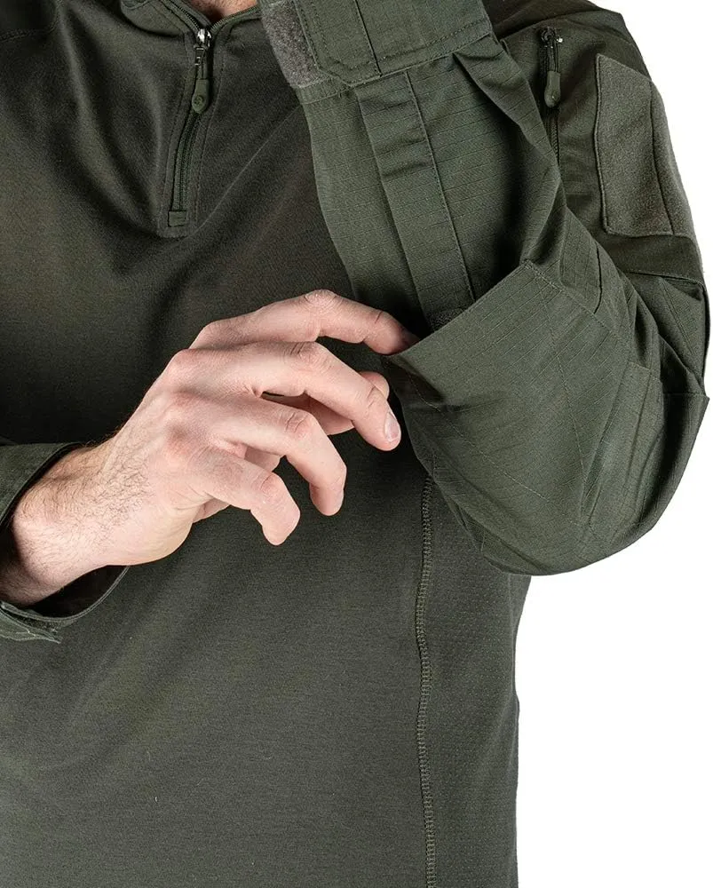 LAPG Men's Combat Shirt, Long Sleeve Combat Shirt for Men, Comfortable & Lightweight Uniform Shirt