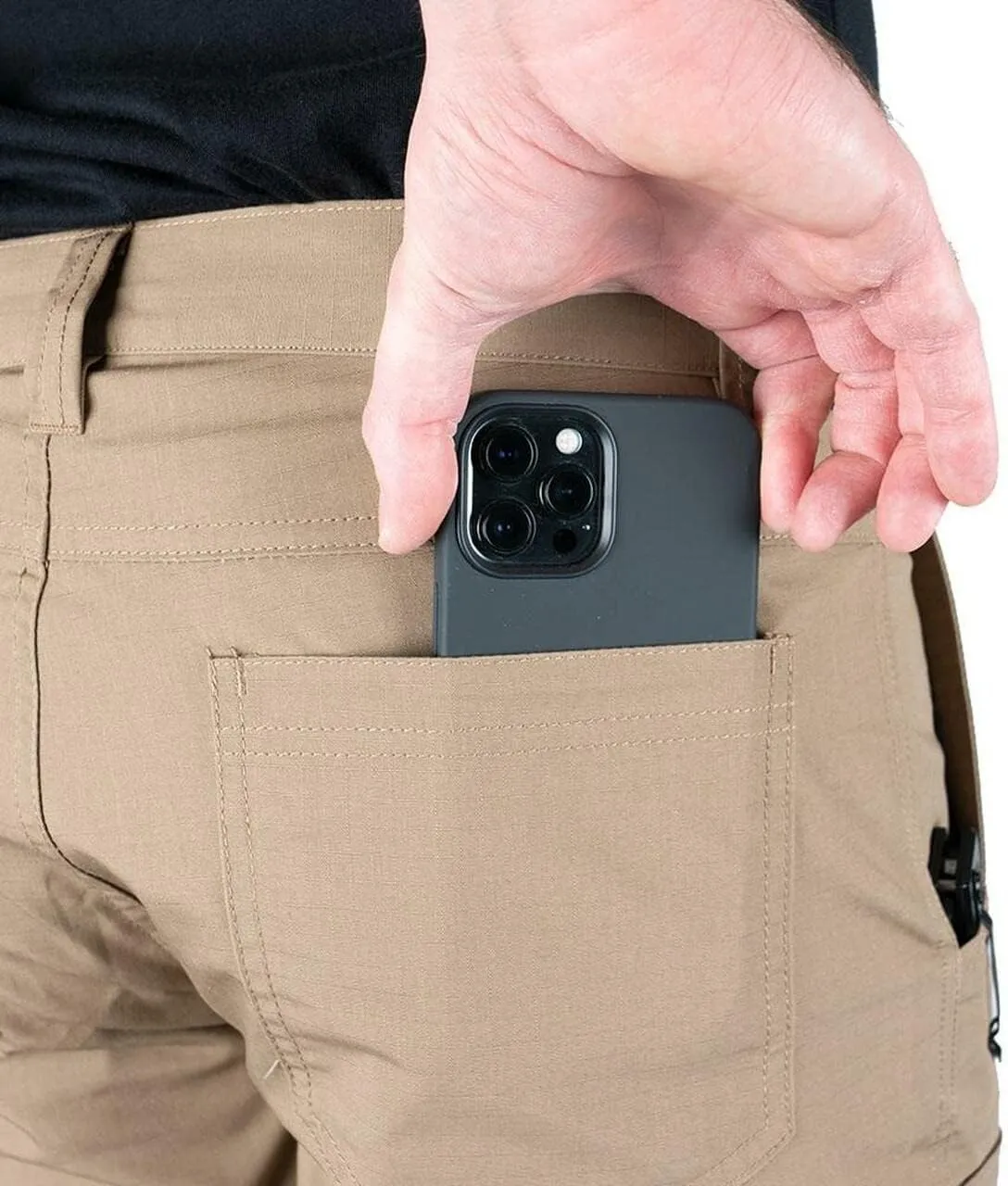 LAPG Men's Core Cargo Tactical Pants, Stretch Waistband, Lightweight & Durable Ripstop CCW Cargo Pants for Men