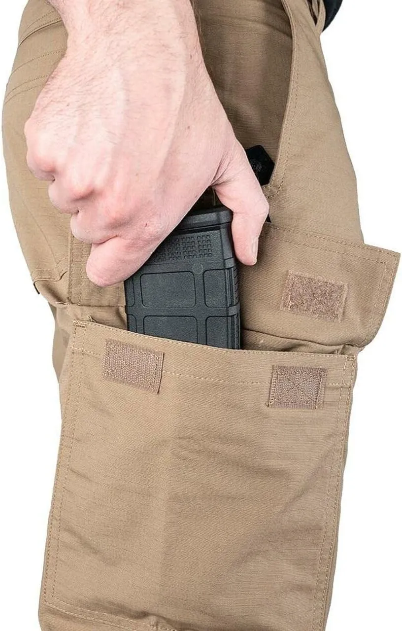 LAPG Men's Core Cargo Tactical Pants, Stretch Waistband, Lightweight & Durable Ripstop CCW Cargo Pants for Men