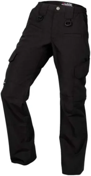 LAPG Women's Uniform Tactical Pants, Elastic Waistband, Mid Rise, Relaxed Fit, Durable Work Training Cargo Pants for Women
