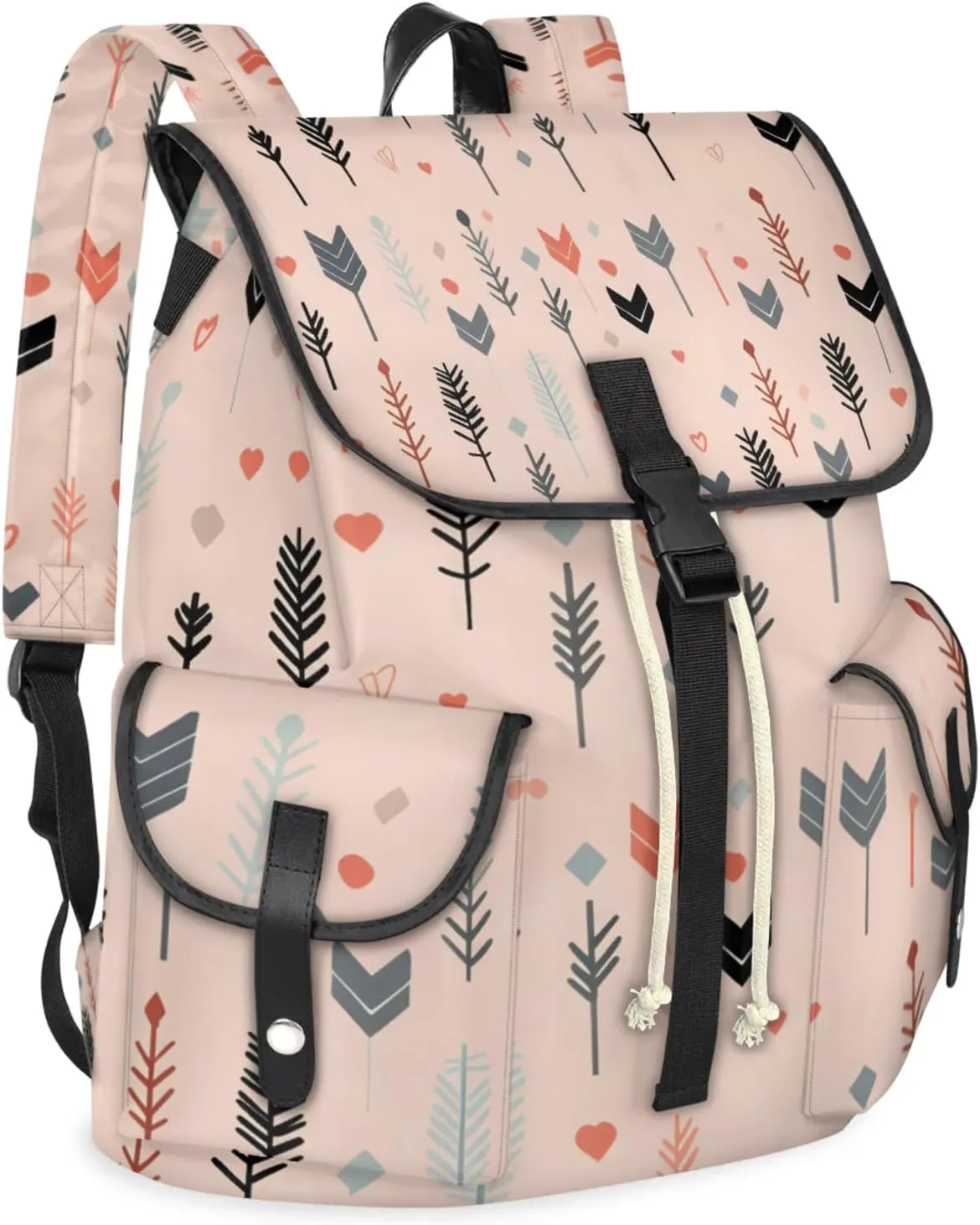 Laptop Backpacks Cute Arrow Travel Backpack for Women Work Backpack Computer Bag for Business Travel Fits 15 Inch Laptop
