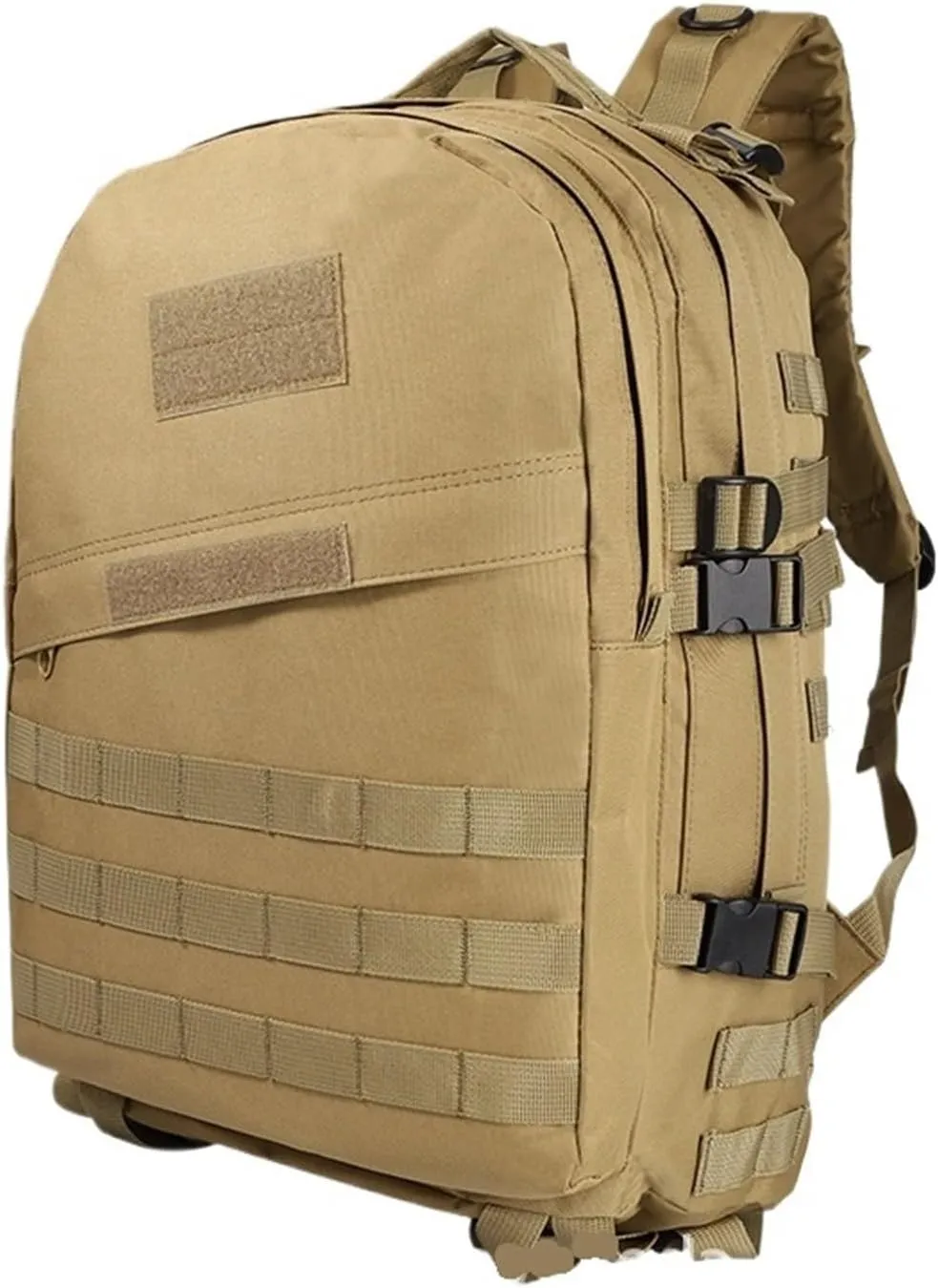 Large Capacity Camping Backpack Men's Outdoor Travel Bag Multifunctional Hiking Sports Shoulder Bags Male(Black)