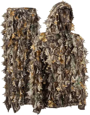 Leafy Suit - Hunting Gear Suit for Men, Camo Breathable Jacket, Hunting Accessories, Mossy Oak Country DNA Pattern