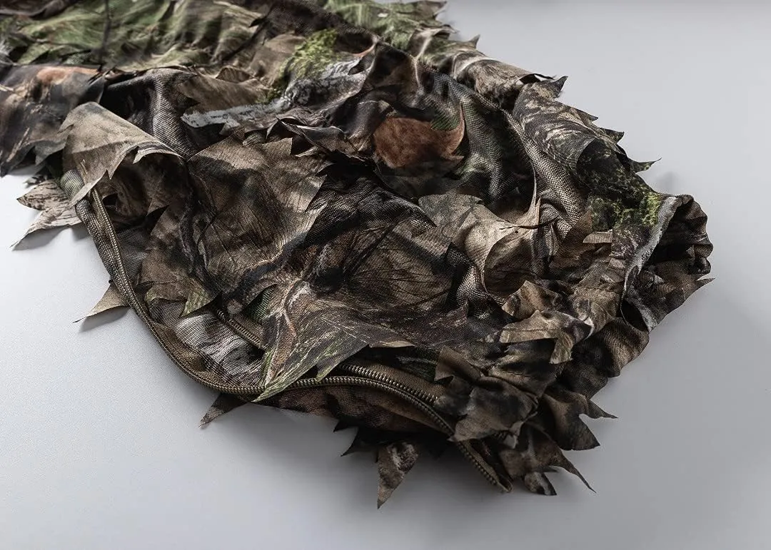 Leafy Suit - Hunting Gear Suit for Men, Camo Breathable Jacket, Hunting Accessories, Mossy Oak Country DNA Pattern