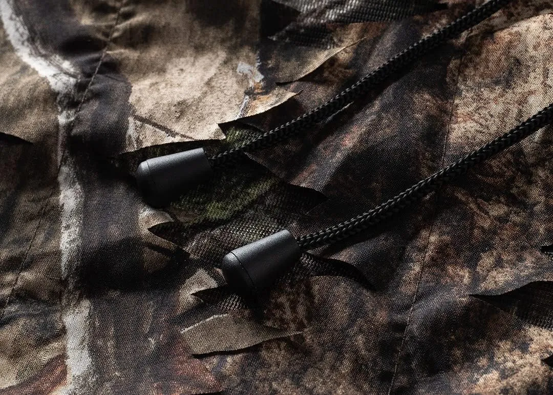 Leafy Suit - Hunting Gear Suit for Men, Camo Breathable Jacket, Hunting Accessories, Mossy Oak Country DNA Pattern
