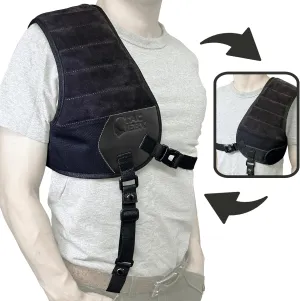 Leather Shoulder Pad for Shooting Recoil Pad Rifle Men Protective Vest Shields Pads Padding for Shotgun Range Hunting
