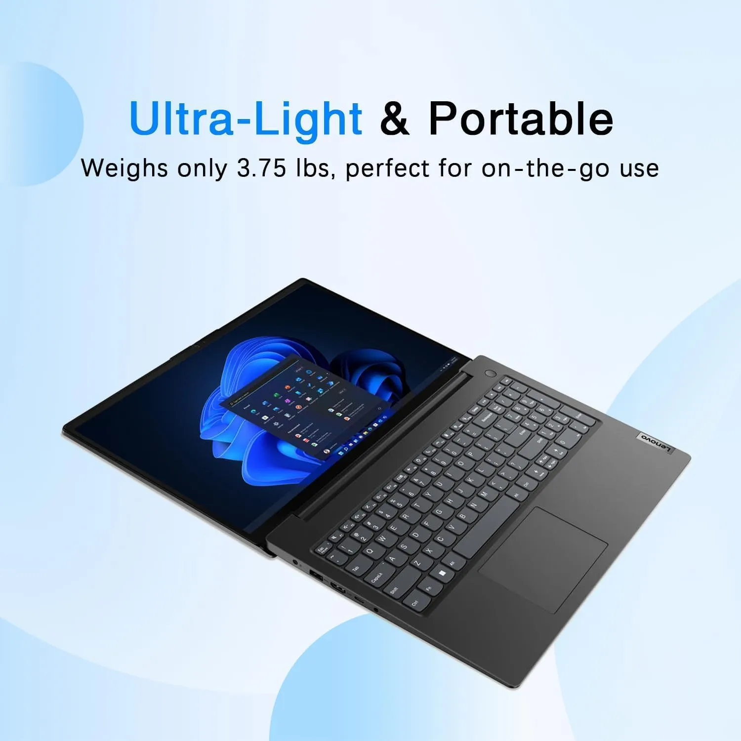 Lenovo V15 Laptop | 32GB RAM | 1TB SSD | Intel 4-core Processor | 15.6" FHD (1920 x 1080) | Ethernet RJ-45 | Military Durability | Long Battery Life | Lightweight Portable Design | Windows 11 Pro
