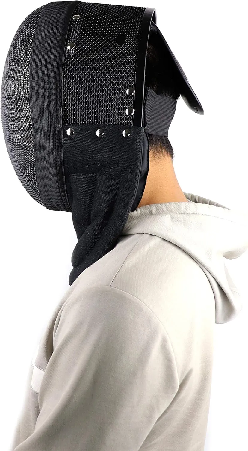 LEONARK Armoury Hema Helmet- Fencing Coach Mask - CE 350N Certified National Grade Masque - Fencing Protective Gear with Storage Bag