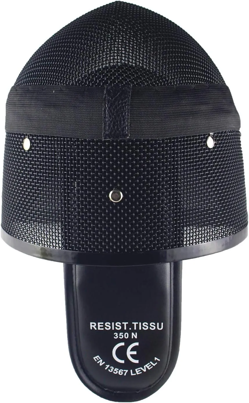 LEONARK Armoury Hema Helmet- Fencing Coach Mask - CE 350N Certified National Grade Masque - Fencing Protective Gear with Storage Bag