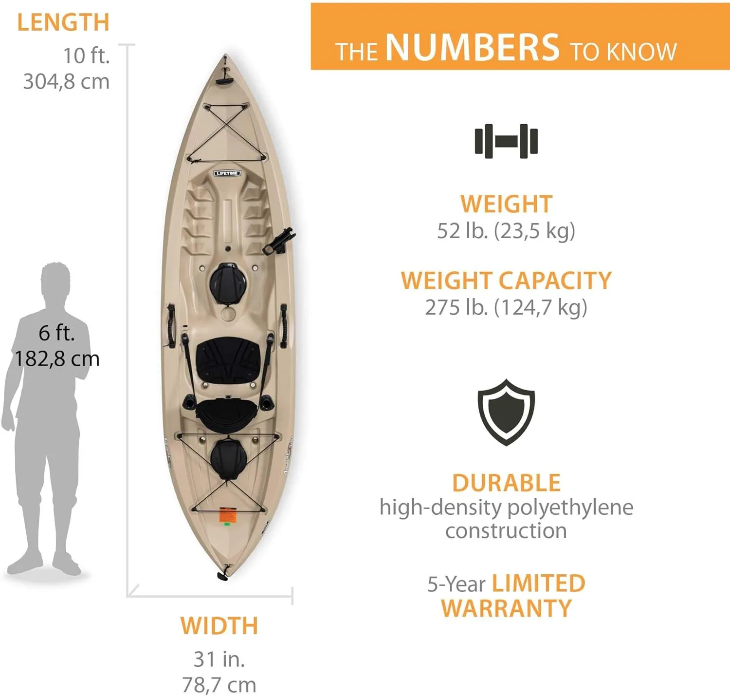Lifetime Tamarack Angler 100 Fishing Kayak