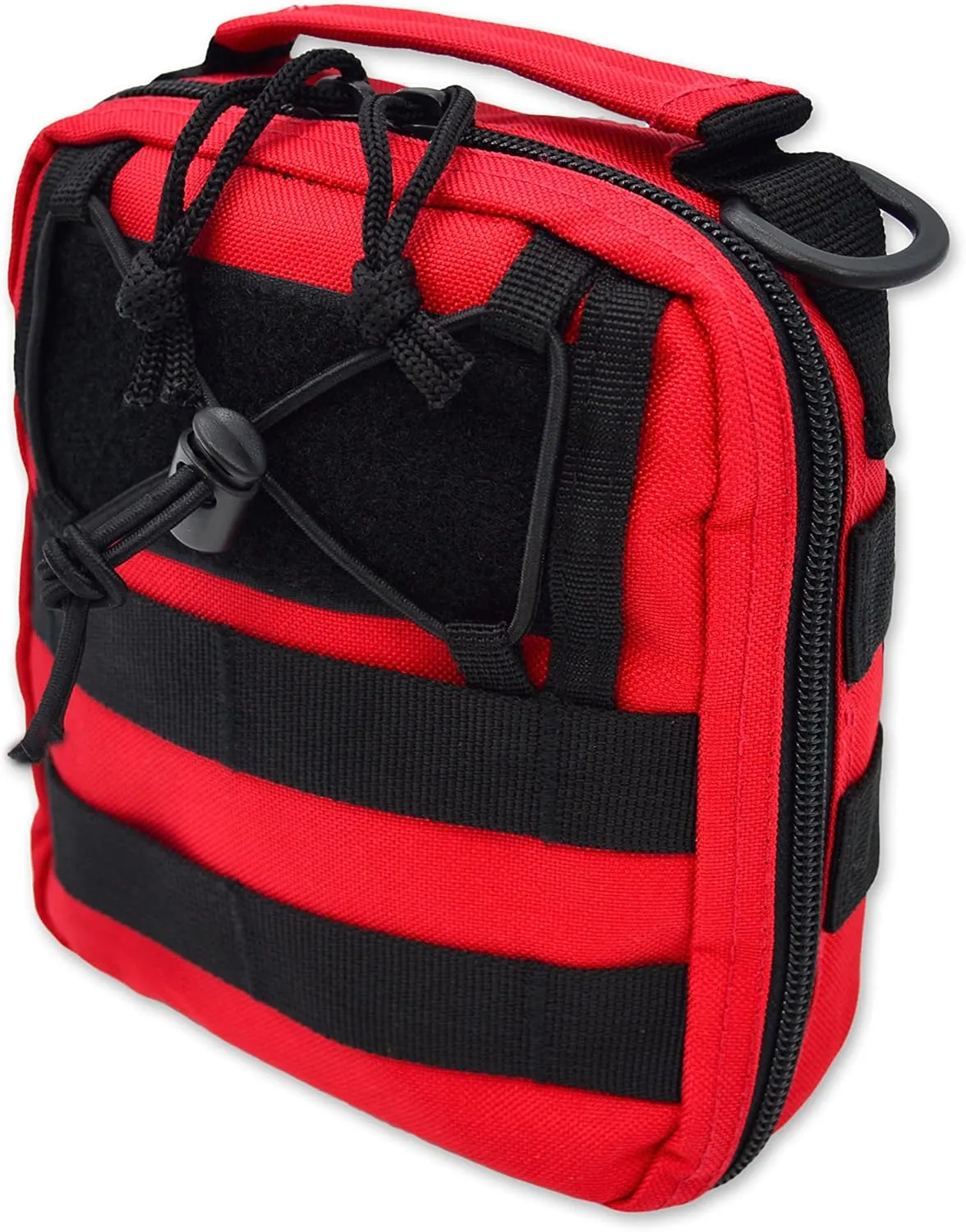 Lightning X Products Premium Nylon MOLLE Emergency Kit, Ideal for Tactical Medics, Military, Outdoor Enthusiasts (8" x 6.5" x 3")
