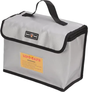 Lithium Battery Storage Bag , Fire Proof Anti Radiation Explosion Proof Battery Protective Bag for Drone